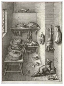 Wenceslas Hollar The fox and the weasel Photo Print A4 - Picture 1 of 1
