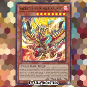 Yu-gi-oh! TCG 1x Sacred Fire King Garunix SR14-EN003 ULTRA x1 YUGIOH! NM - Picture 1 of 1