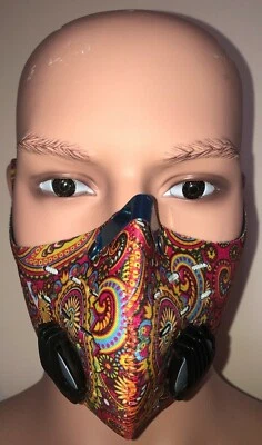 2 Gym Workout Masks Endurance Exercise Cardio Breathable Fitness Running - Image 1 of 3