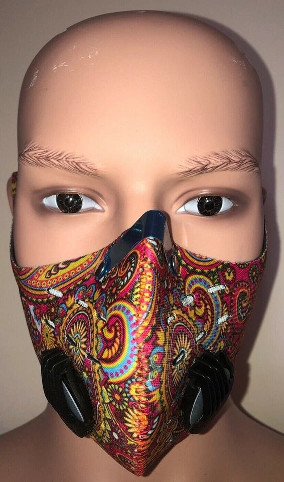 2 Gym Workout Masks Endurance Exercise Cardio Breathable Fitness Running - Image 1 of 3