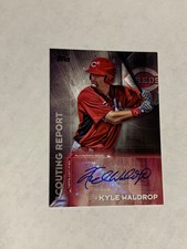 Kyle Waldrop 2016 Topps Scouting Report Autograph Card # SRA-KW Cincinnati Reds