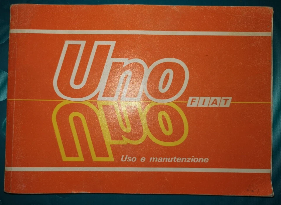 *LIBRETTO USO E MANUTENZIONE ORIGINALE FIAT UNO TURBO I.E. - Immagine 1 di 1