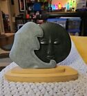 Gift Seda African Art Shona Spirit Stone Sculpture Moon Face