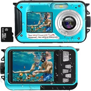 2.7K 48MP Unterwasserkamera Wasserdichte Digitalkamera HD Unterwasser Kamera - Bild 1 von 18