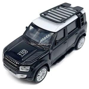 1:43 2020 Land Rover Defender 110 Model Car Diecast Toy Cars Toys for Boys Black - Picture 1 of 8