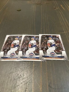 Kodai Senga 2023 Bowman Rookie Base Lot 3x - Picture 1 of 2
