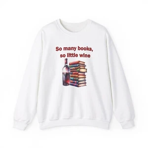 Book Club Sweatshirt Gifts for Readers Writers Womens Shirts Graphic Crewneck - Picture 1 of 13