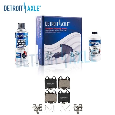 Pastillas de freno traseras de cerámica 4 piezas con herrajes para Lexus GS300 GS400 GS430 IS300 SC430 Foto 1 de 4