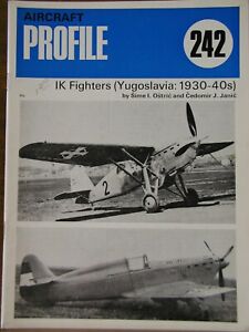 Profile Publications IKARUS IK FIGHTERS Yugoslavia 1930-1940s #242 OOP Rare 1/72