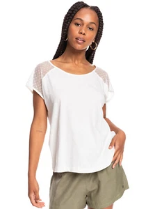 ROXY Crystal Water Top for Women in Snow White, Size Small - Picture 1 of 5