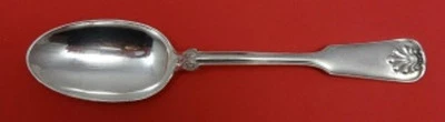 Shell and Thread by Tiffany and Co Sterling Silver Serving Spoon 8 1/2" Antique - Image 1 of 2