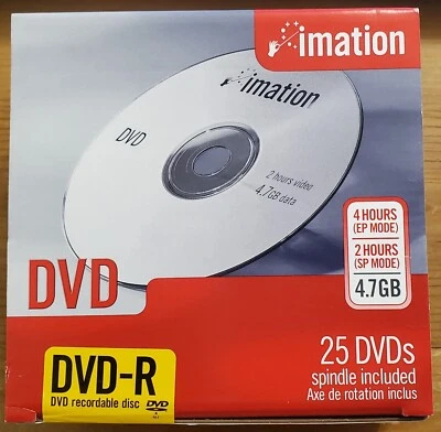 imation DVD-R 25 DVDs Spindle Included - Image 1 of 4