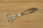 Vintage New Silverplated Salad Tongs, Pincettes Pour Salades