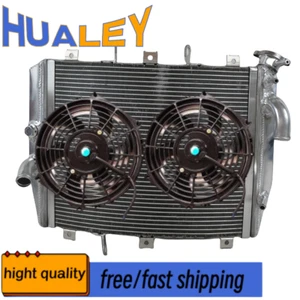 Aluminium Motor Radiator+FAN Fit 1998-2002 1999 2000 2001Kawasaki Zx-6R Zx6R - Picture 1 of 10