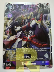 Tactimon ® BT5-082 SR ® Super Rara Foil ® Digimon ® Inglese - Picture 1 of 2