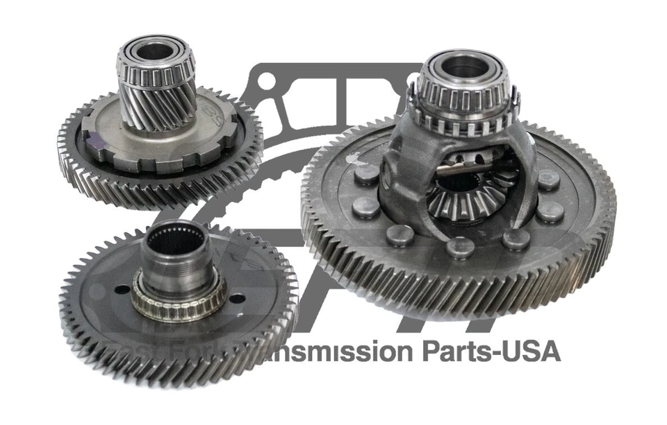 Ford Transit Connect 4F27E differential assembly, 87 tooth ring gear, no groove Foto 1 de 2