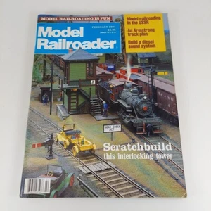 Model Railroader Magazine Feb 1991 Vol 58 No 2 Interlocking Tower, USSR Modeling - Picture 1 of 12