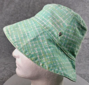 Helen Kaminski Green Cloth Bucket Hat Australia 100% Cotton One Size $200 Retail - Picture 1 of 16