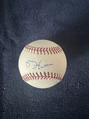 Rickie Weeks SIGNED AUTOGRAPHED Official MLB Baseball Milwaukee Brewers - Image 1 of 2