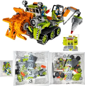 LEGO 8961 Crystal Sweeper: 3 NEW SEALED BAGS + STICKERS Power Miners partial set - Picture 1 of 9