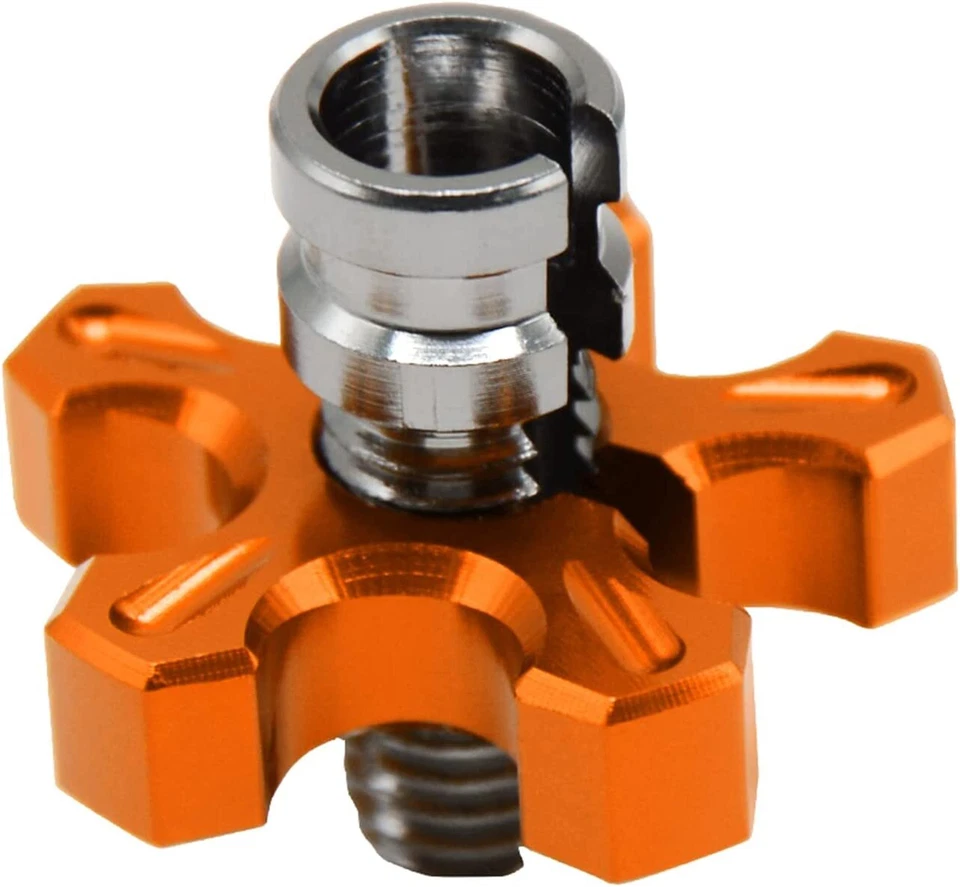 Palancas de embrague de freno de motocicleta M10 cable ajustador tornillo perno aluminio CNC Foto 1 de 4