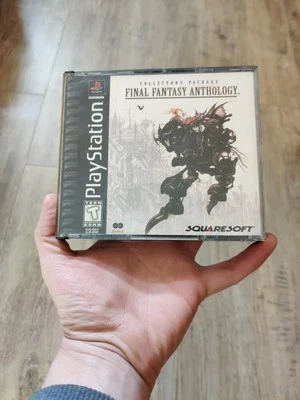 Playstation Sony PS1 Final Fantasy Anthology V VI Black Label - Immagine 1 di 4