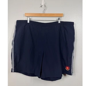 Vtg Abercrombie Fitch Performance Navy Blue Swim Shorts Men's Drawstring Y2K - Picture 1 of 8