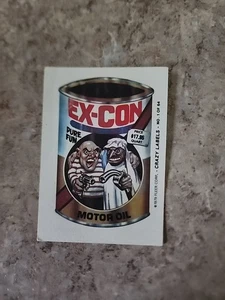 Ex Con Fleer Corp Crazy Labels 1979 número 1 - Imagen 1 de 2