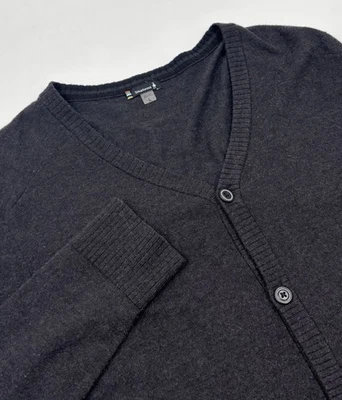 Smartwool Men's L Dark Gray Sparwood Wool Blend Knit Cardigan Sweater - Image 1 of 4