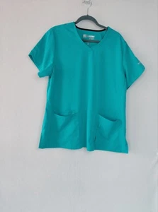 Unisex Grey’s Anatomy Active Scrub Set Top/Pants Aqua Green Pants XL / Top 2XL - Picture 1 of 19