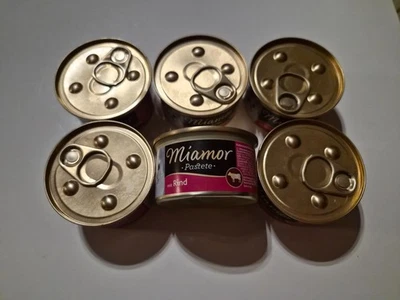 Katzenfutter 6 x Rind Miamor Pastete MHD 03.2026 - Bild 1 von 3