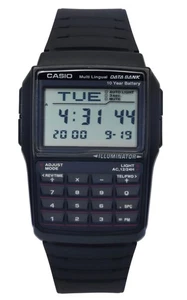 Orologio Uomo Casio Digital Data Bank 5 Sveglie Multilingue DBC-32-1ADF DBC-32-1A - Foto 1 di 4