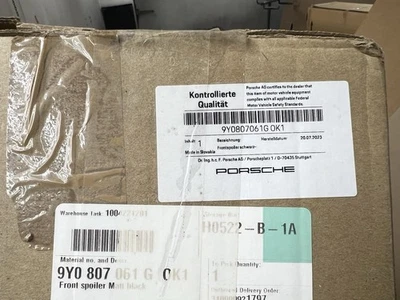 Alerón delantero para Porsche Cayenne número de pieza 9y0807061g Foto 1 de 4