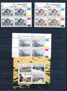 XE54350 Namibia 1991 mineral industry blocks of 4 MNH - Picture 1 of 1
