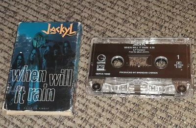 Jackyl When Will It Rain Cassette Single BIKER HARD ROCK HEAVY METAL - Image 1 of 2