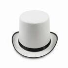 White Top Hat Bowler Top Hat Magician Top Hat Fancy Dress Costume Accessory