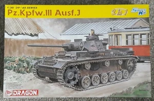 Dragon #6394 2in1 Smart Kit 1/35 WWII German Pz.Kpfw.III Ausf.J w/Magic track - Picture 1 of 12