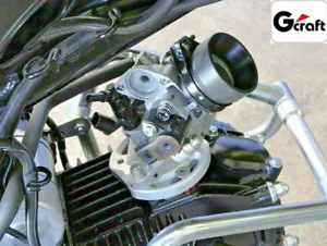 NEW! G'Craft #GCT-00104 Fully adjustable throttle body adaptor Honda Monkey Z125 - Picture 1 of 3