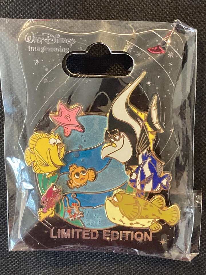 PIN DISNEY WDI FIND NEMO D23 EVENT NEMO AND THE TANK GANG LE 300 EN TARJETA Foto 1 de 1