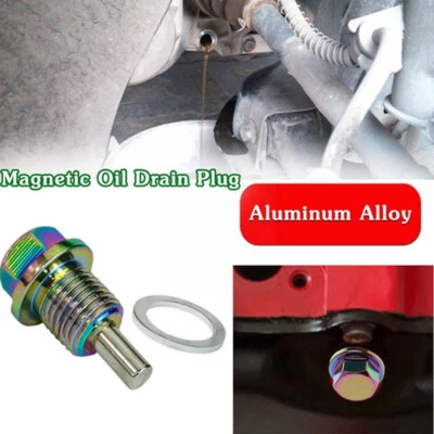 Tapón de drenaje de aceite magnético para motor M14x1.5 Tornillo Tornillo Tuerca Tuerca de sumidero Accesorios para automóviles Foto 1 de 4