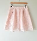 Marcs Pink Striped A Line Skirt Size 10