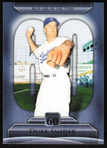 2011 Topps Topps 60 #T60-44 Duke Snider