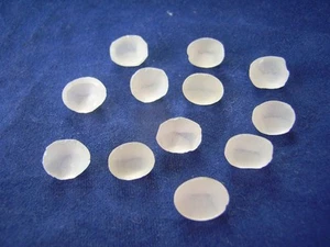 Topaz Facet Rough Preforms White / Silver Topaz 12 Oval Facet Preforms 33.20 Cts - Picture 1 of 1