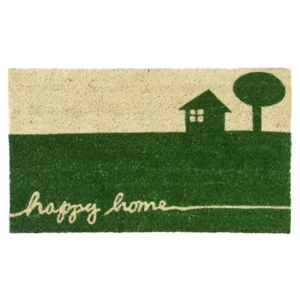 Rubber-Cal "Happy Home" Landhaus Fußmatte, 18 x 30 Zoll - Bild 1 von 5