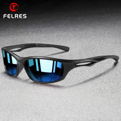 FELRES Men TR90 Polarized Sun Glasses Outdoor Driving Cycling Windproof Goggles - Image 1 of 4