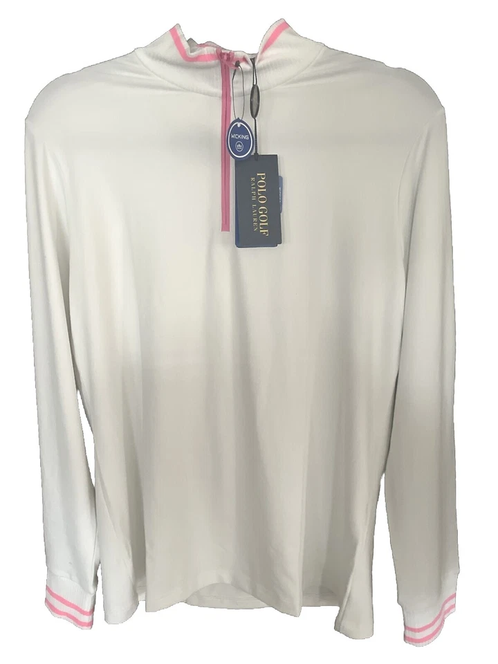 Prendas para el torso atléticas RLX/Polo Ralph Lauren para mujer 1/4 cremallera golf, tenis manga larga M, L Foto 1 de 3
