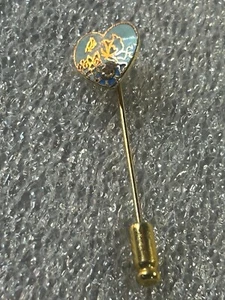 HEART STICK PIN Vintage P-203 - Picture 1 of 3