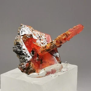 3,32 g Wulfenite "Wing" / Arizona, USA / Esemplare minerale cristallo grezzo - Foto 1 di 13