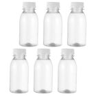 Bulk 24X Mini Juice Bottles 100ml Clear Plastic Drink Containers