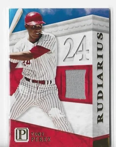 Tony Perez 2016 Panini #R-TP (09/25) Pantheon Rudiarius Jersey Card - Picture 1 of 1